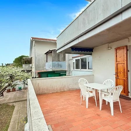 M430 - Marcelli, Trilocale Con Terrazza Vista Mare E Giardino شقة